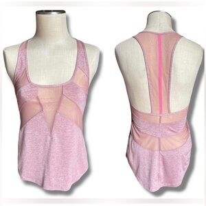 Lululemon "If You're Lucky" Mesh Panel Racerback Tank